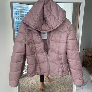 Berksha blush pink puffer jacket size M